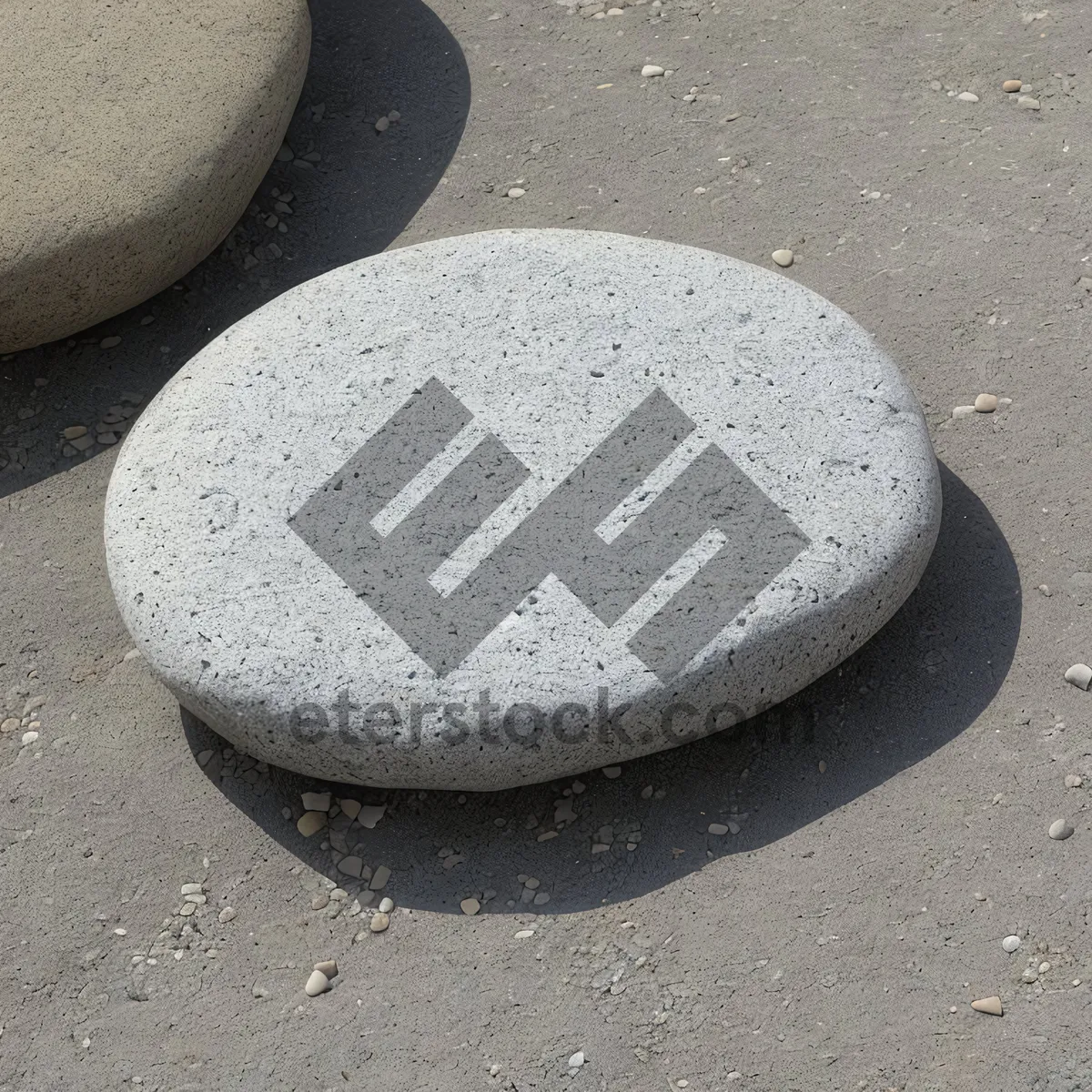 Picture of Tranquil Pebble Harmony: Serene Balance in Stone Spa