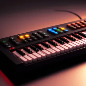 Advanced Synthesizer Keyboard for Electronic Music Production