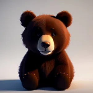 Cute Fluffy Teddy Bear Toy