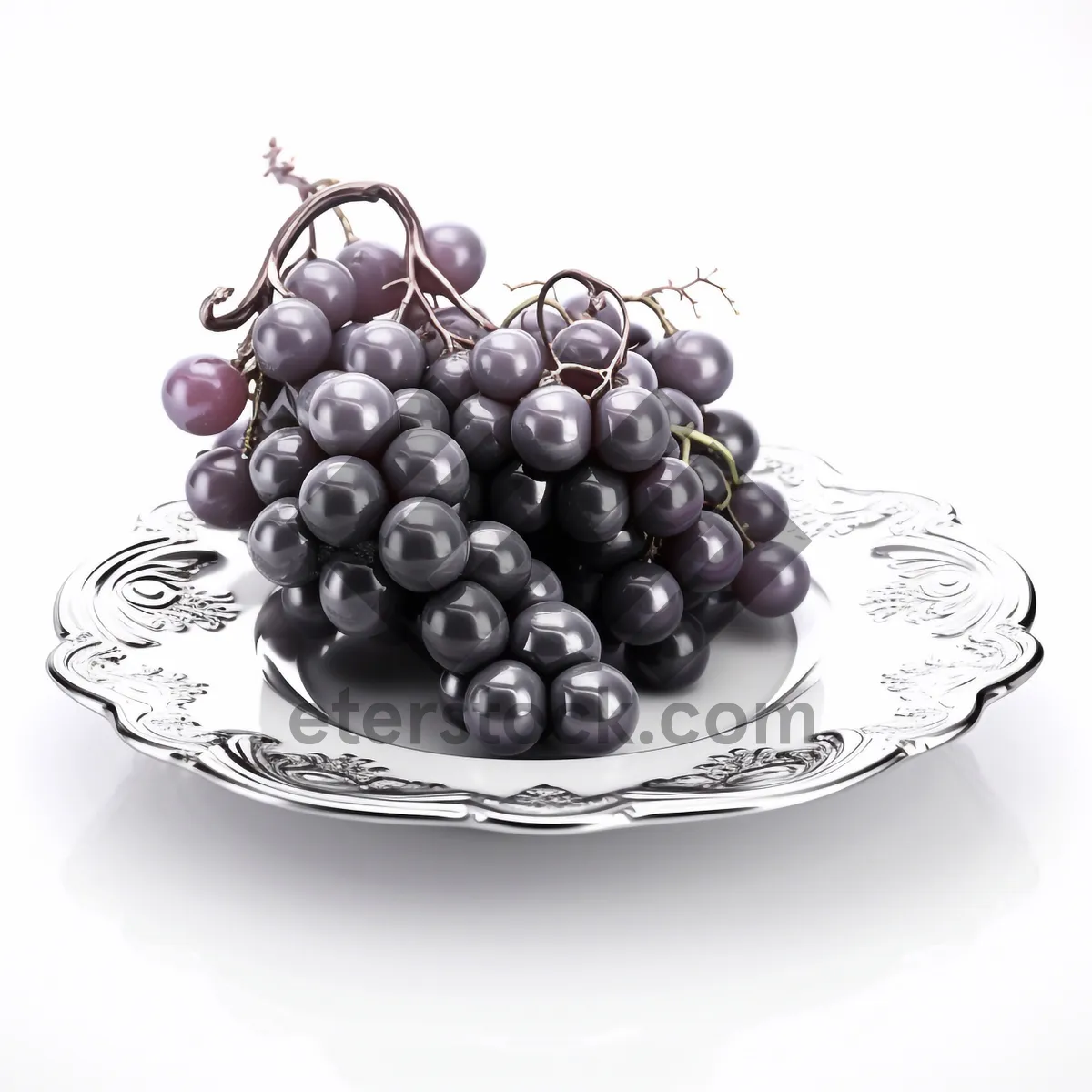 Picture of Fresh Blackberries - Sweet and Healthy Berry Dessert