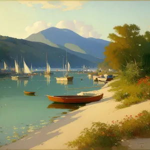 Serene Ocean View at Coastal Town