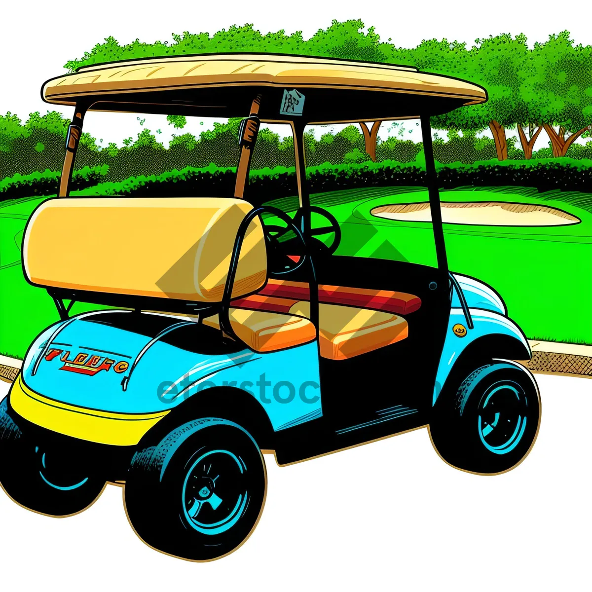 Picture of Speedy Golfer on Wheels