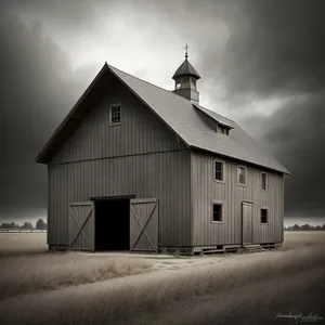 Rustic Tower Home with Boathouse and Sky