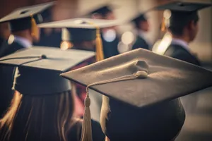 Graduation Success in Mortarboard Cap