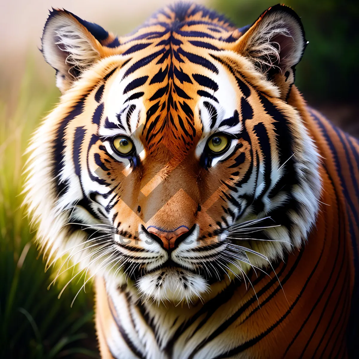 Picture of Majestic Tiger - Striped Predator of the Wild