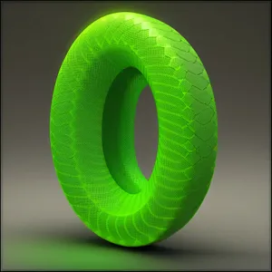 Bangle Snake: 3D Vine Symbol Design