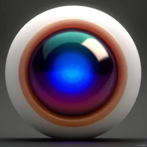 Shiny Glass Button Icon