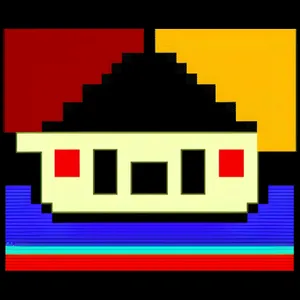 Patriotic 3D Flag Icon for Country