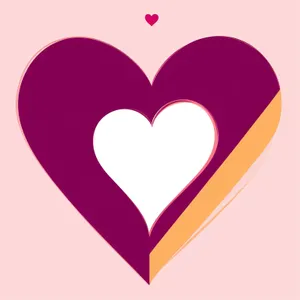 Romantic Valentine's Day Heart Icon