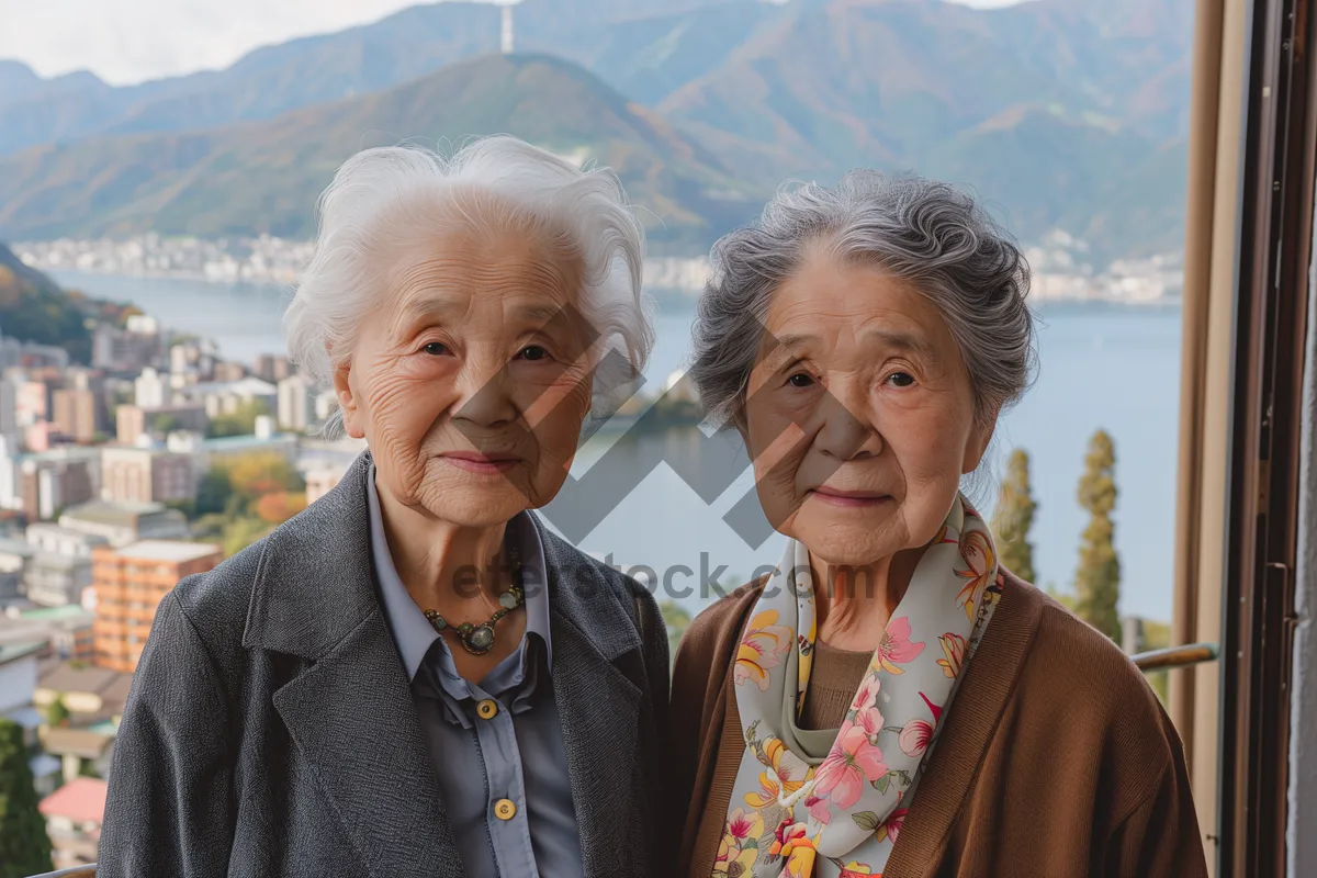 Picture of Happy senior couple enjoying park together in retirement.