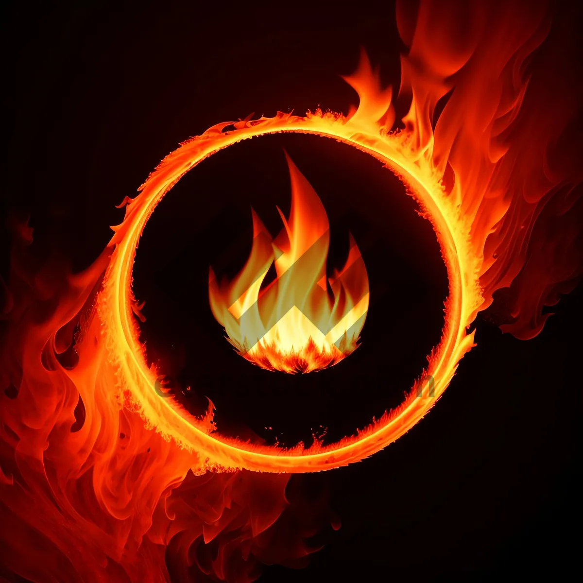 Picture of Fiery Inferno: Blaze of Burning Flames