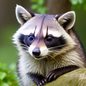 Cute Curious Kitty with Whiskers