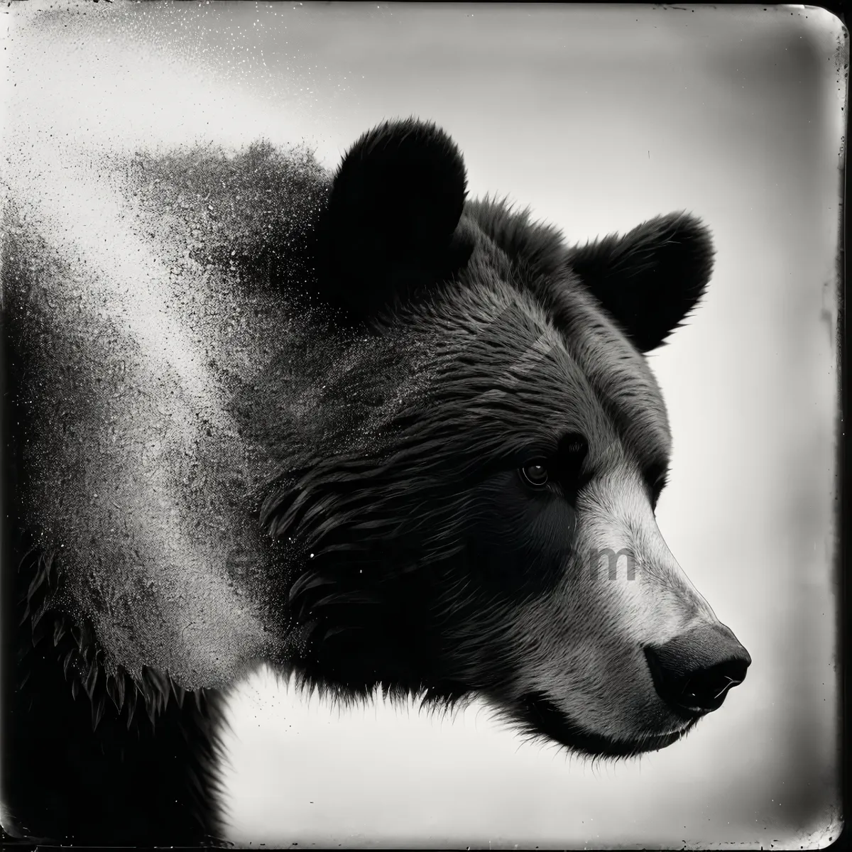 Picture of Adorable brown bear with captivating eyes