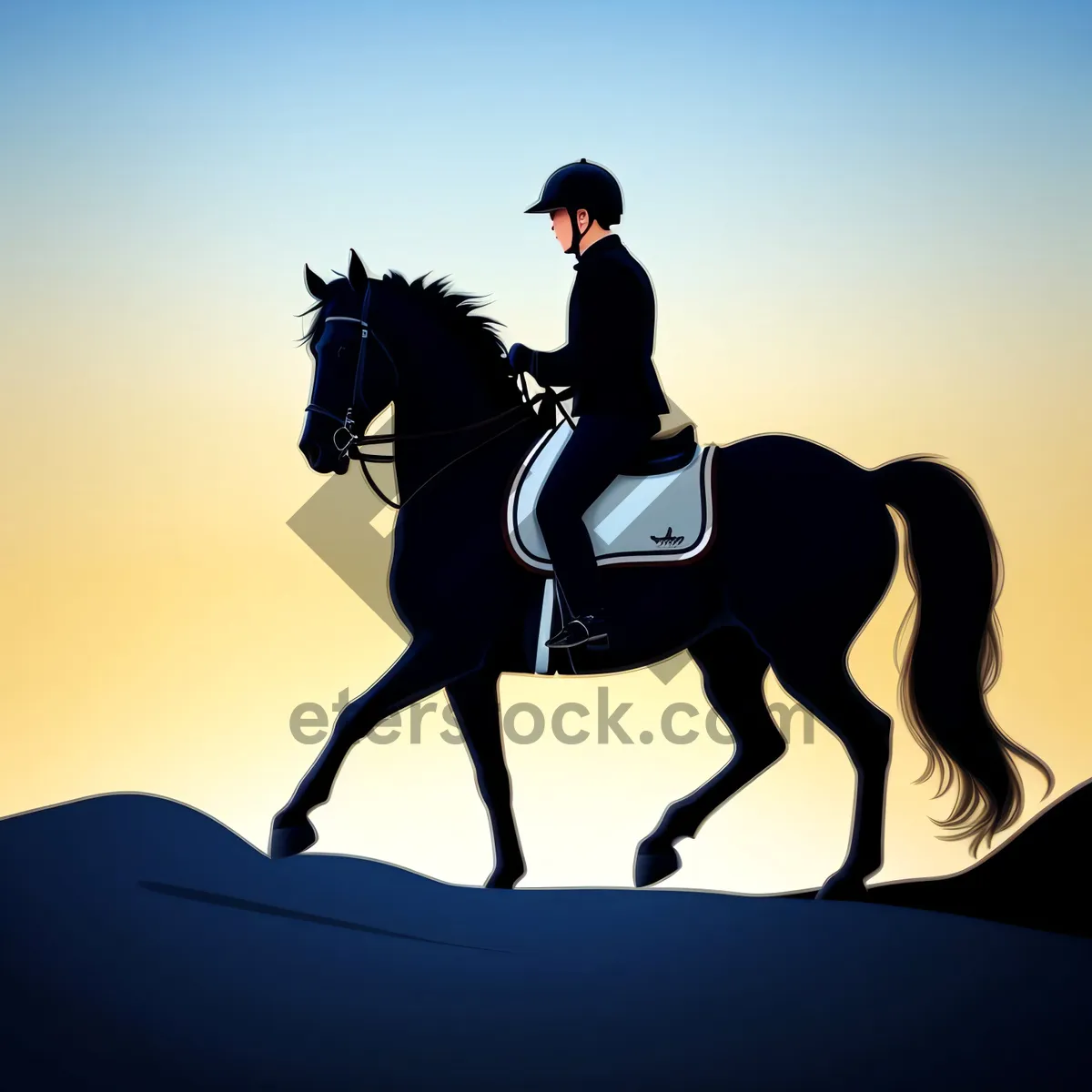 Picture of Black Horse Ranch Silhouettes Sports People