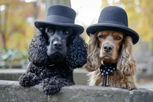 Cute Cocker Spaniel Puppy - Sporting Dog Portrait