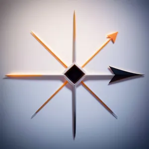 Electric Clock – Symbolic 3D Icon Design with Wind Generator