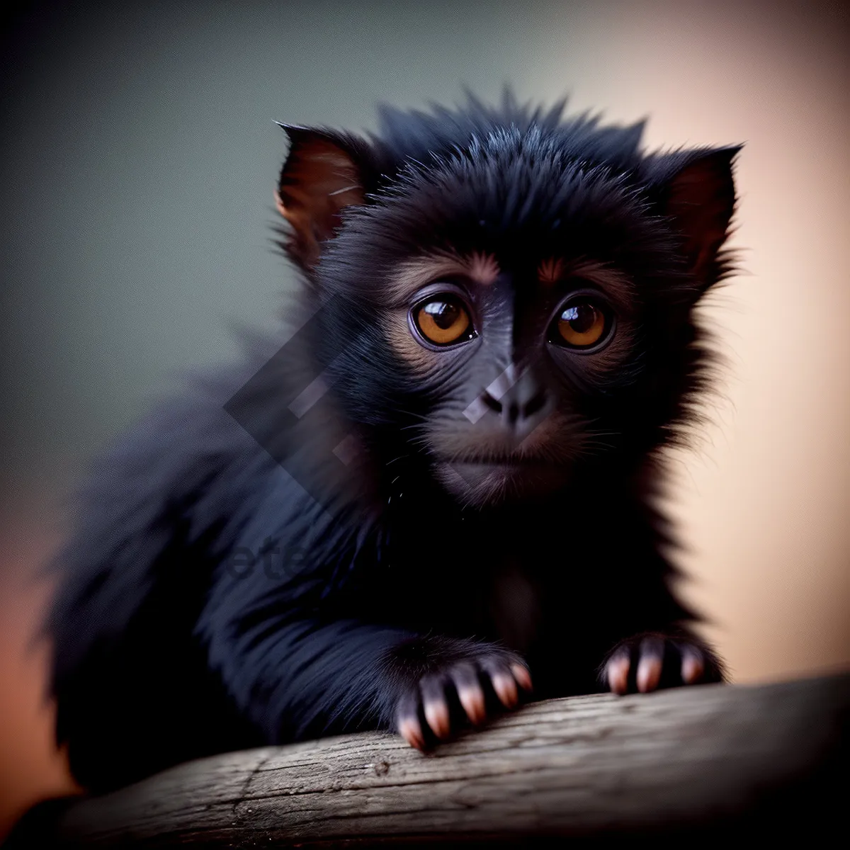 Picture of Cute Baby Kitten with Fluffy Fur