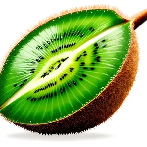 Juicy Kiwi Slice: Bursting with Freshness and Health