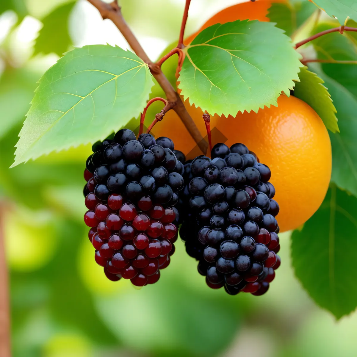 Picture of Juicy Blackberry: Ripe, Sweet, and Delicious!