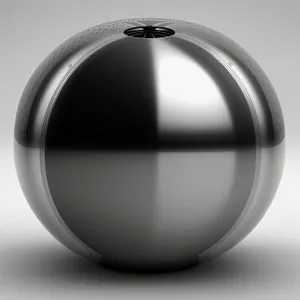 Shiny Glass Button Set with Reflective Symbol