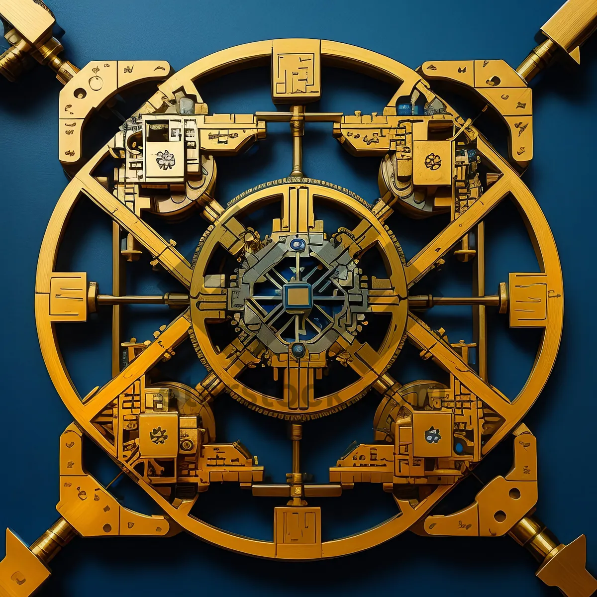 Picture of Old fire station sign with gear symbol