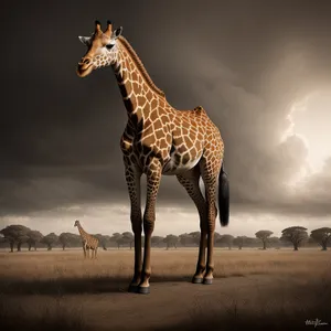 Majestic Giraffe in the Wild