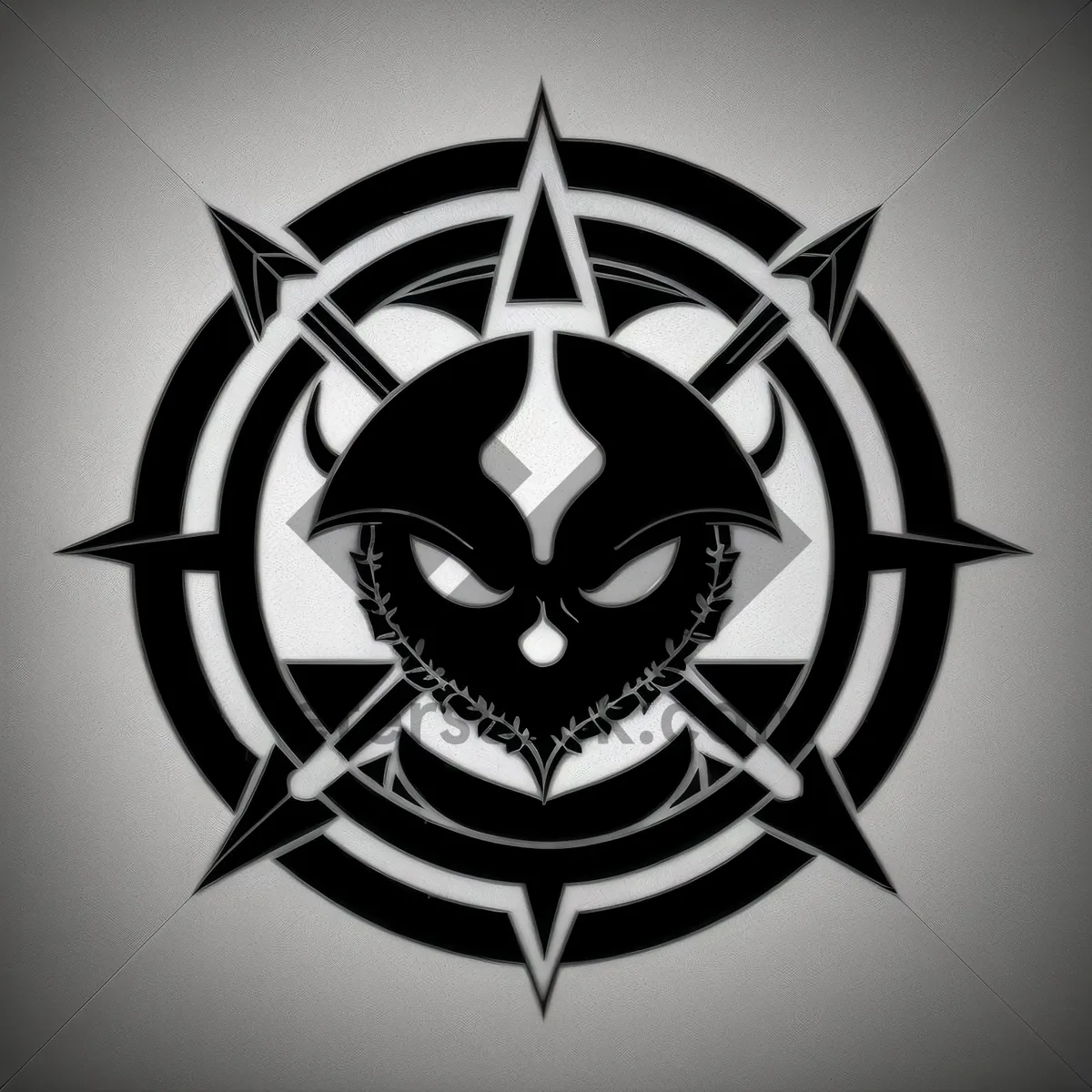 Picture of Pirate Symbol: Artistic Heraldry Design with Graphic Icon