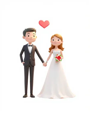 3D Cartoon Figure of a Man