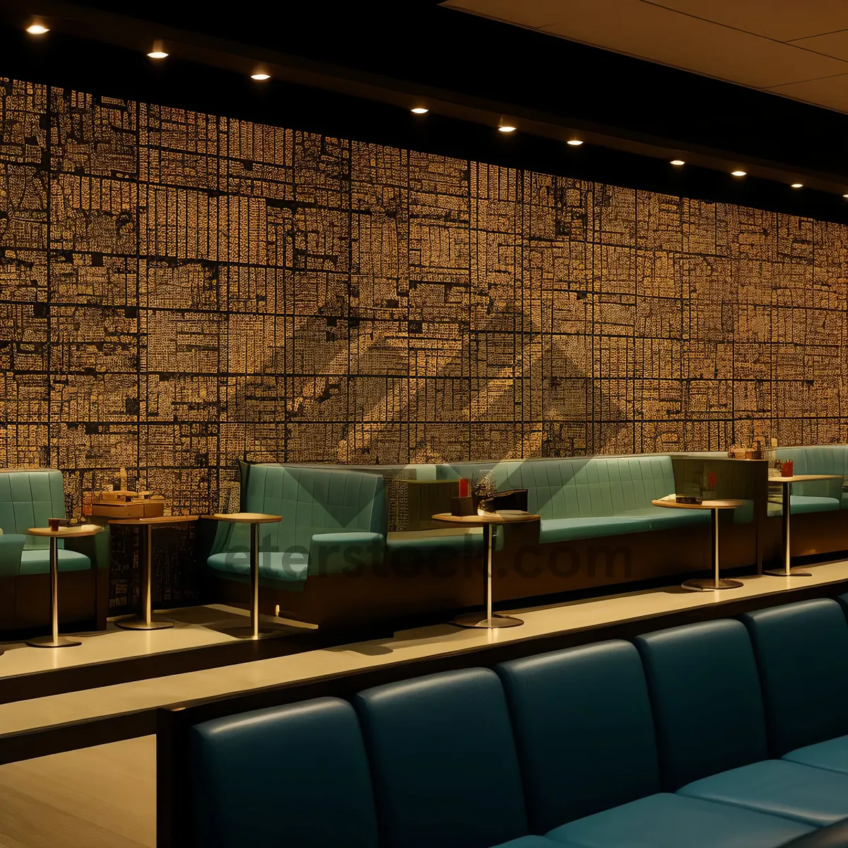 Picture of Modern Classroom Interior with Stylish Furniture and Design