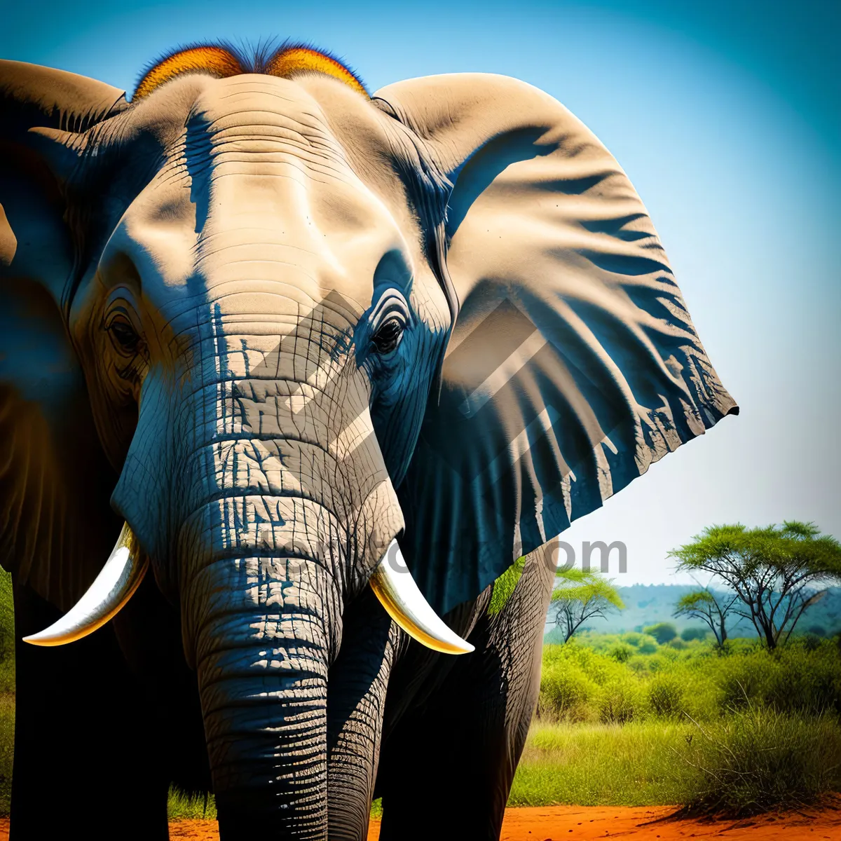 Picture of Majestic Tusker: Iconic Wildlife of African Safari