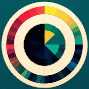 Circular 3D Symbol Button