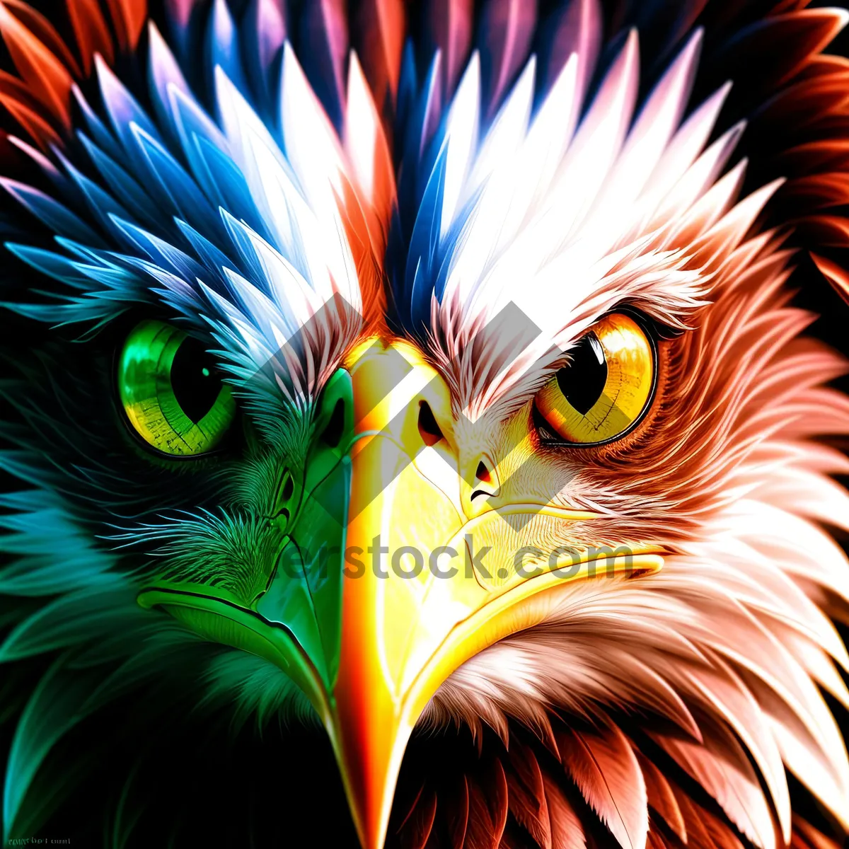 Picture of Eagle's Eye - Majestic Animal Art