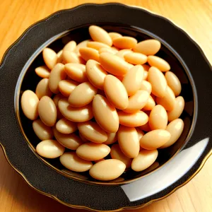Delicious and Nutritious Bean Delight: Closeup of Healthy Legumes