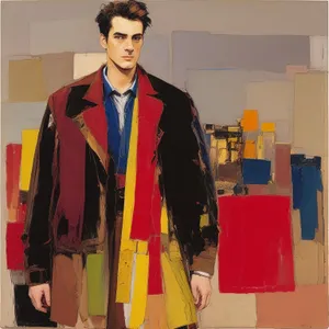 Smiling businessman in professional suit exuding success