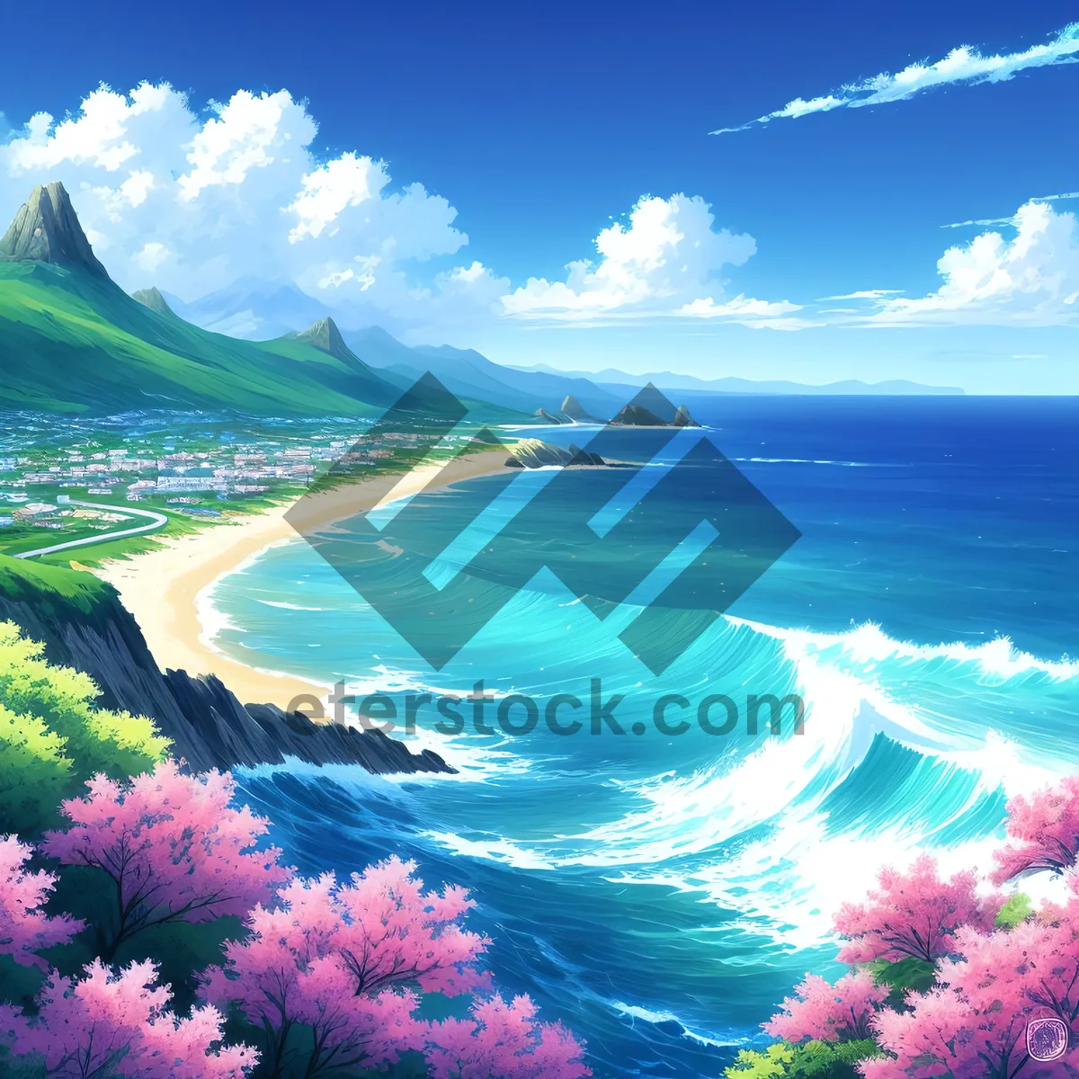Picture of Serenity by the Sea: A Coastal Paradise