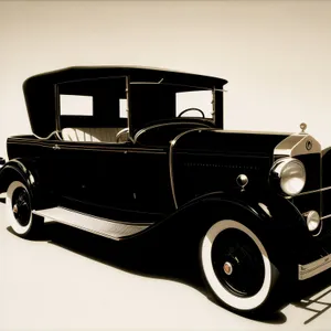 Classic Rumble Seat Car - Vintage Auto with Style