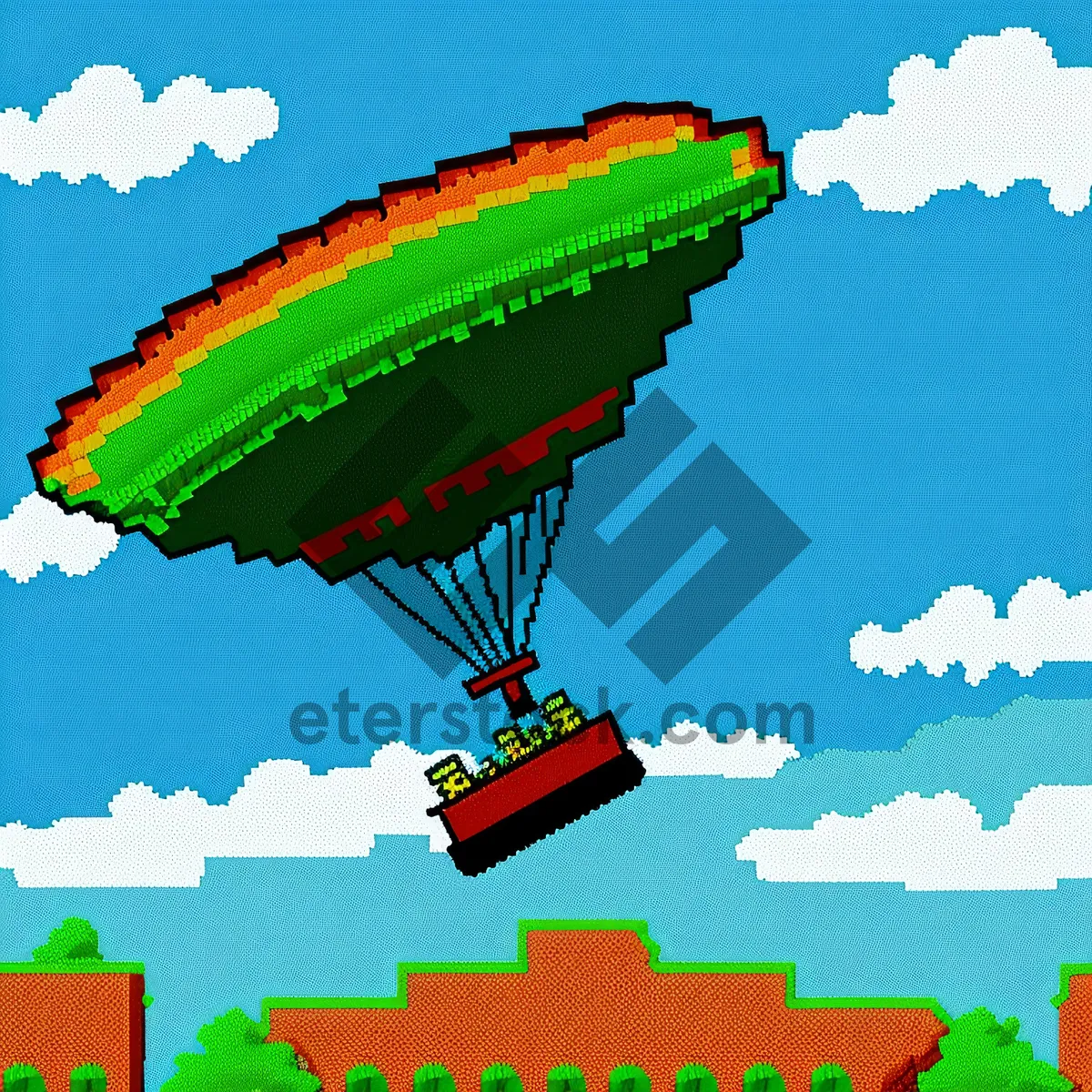 Picture of World Puzzle: Parachuting into Geography Adventure