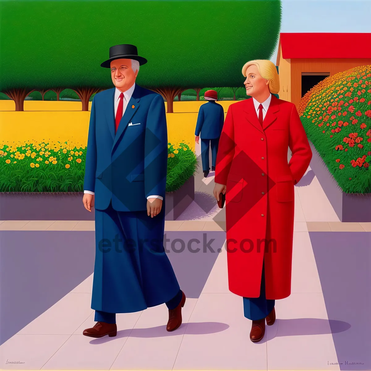 Picture of Successful Graduate in Business Attire Celebrates Achievement