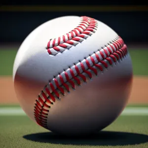 Close-up of Baseball Glove on Grass