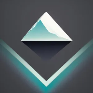 3D Glass Gem Icon Design Graphic