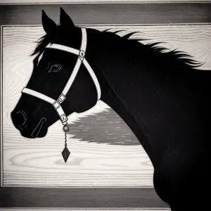 Horse Bridle in Stable Gear