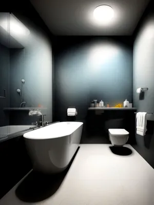 Luxurious Contemporary Bathroom with Modern Design