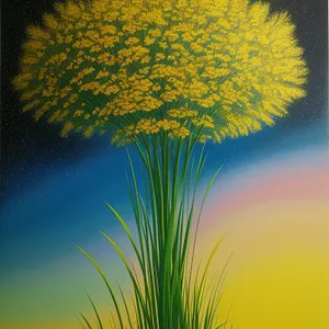 Vibrant Yellow Dandelion in Summer Field