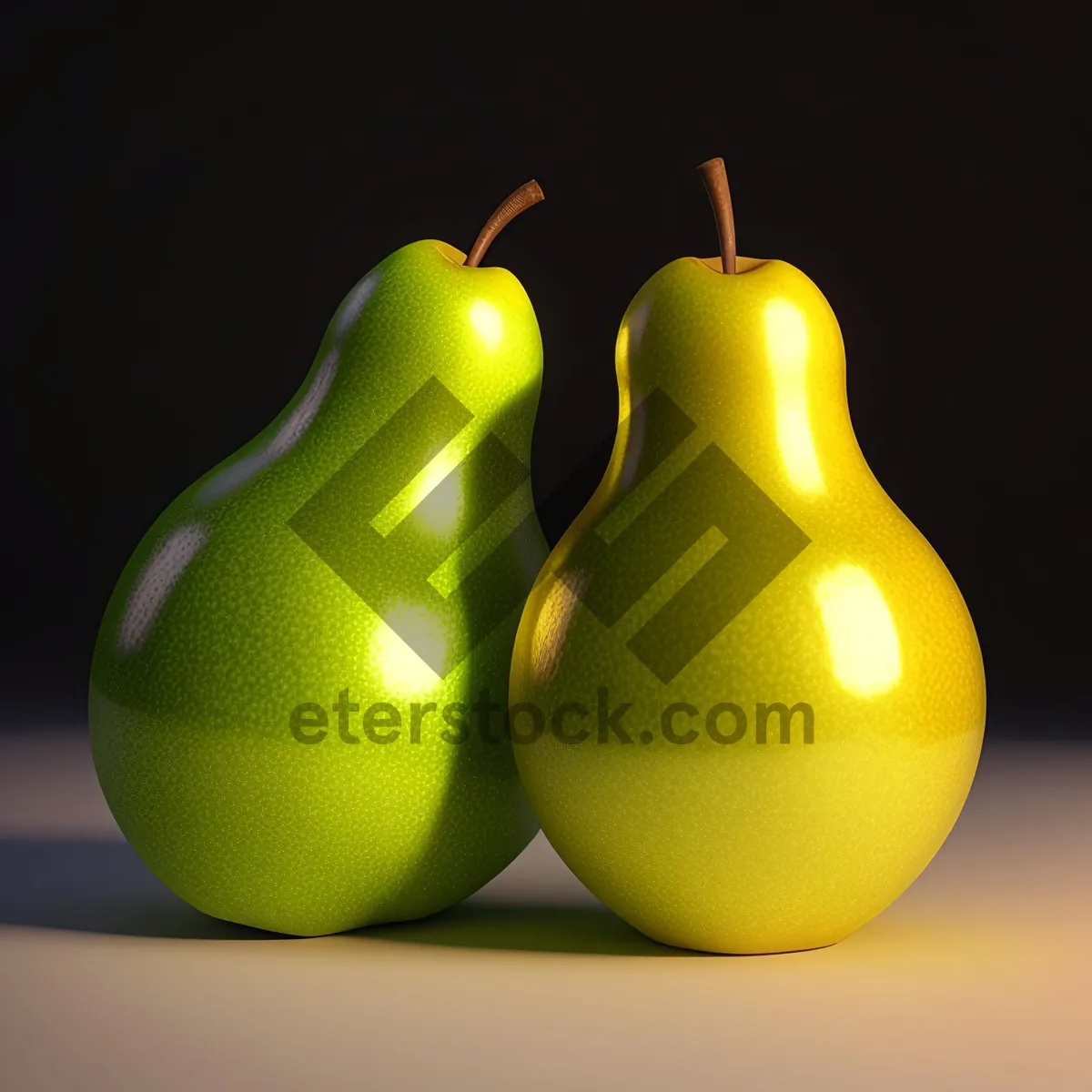 Picture of Ripe Juicy Yellow Pear - Fresh and Delicious!