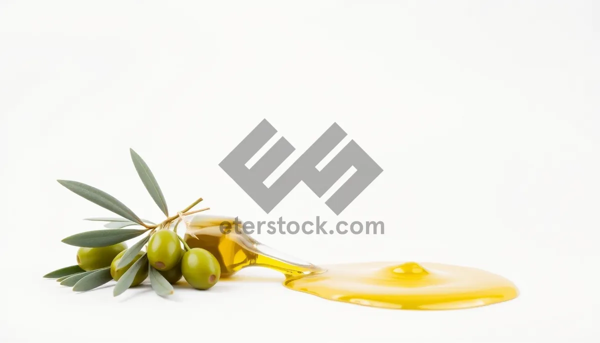 Picture of Fruit Pasta Composition with 3D Effect and Leaf Accent.