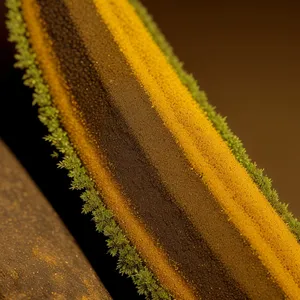 Colorful Cotton Slide Fastener Texture on Textured Asphalt Driveway