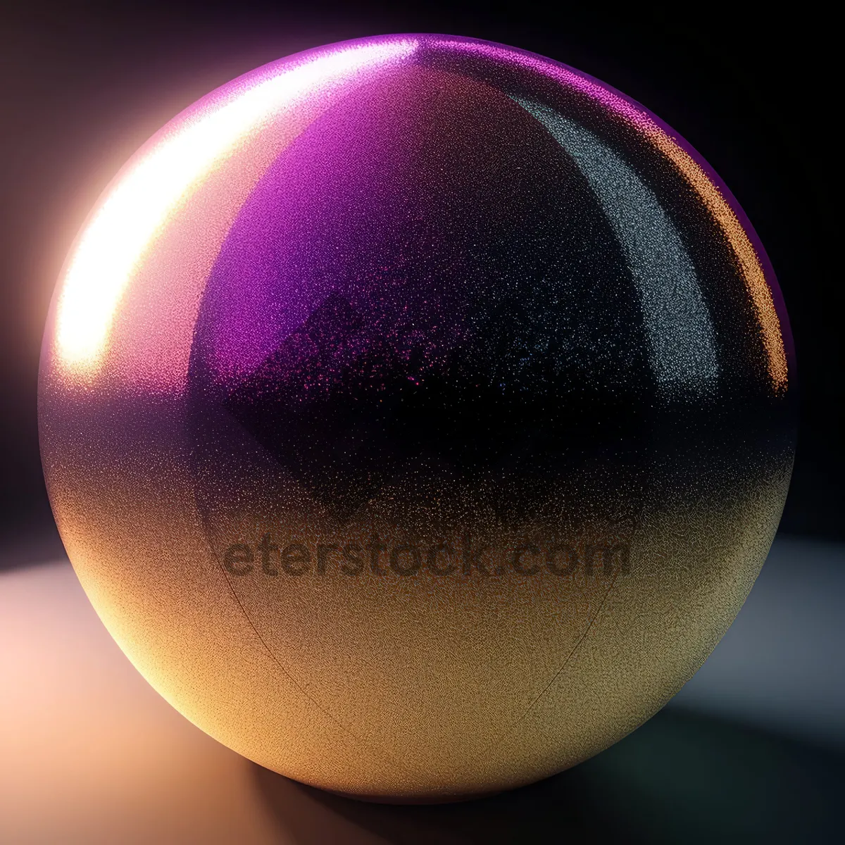 Picture of Shiny Glass Button Icon with Reflection