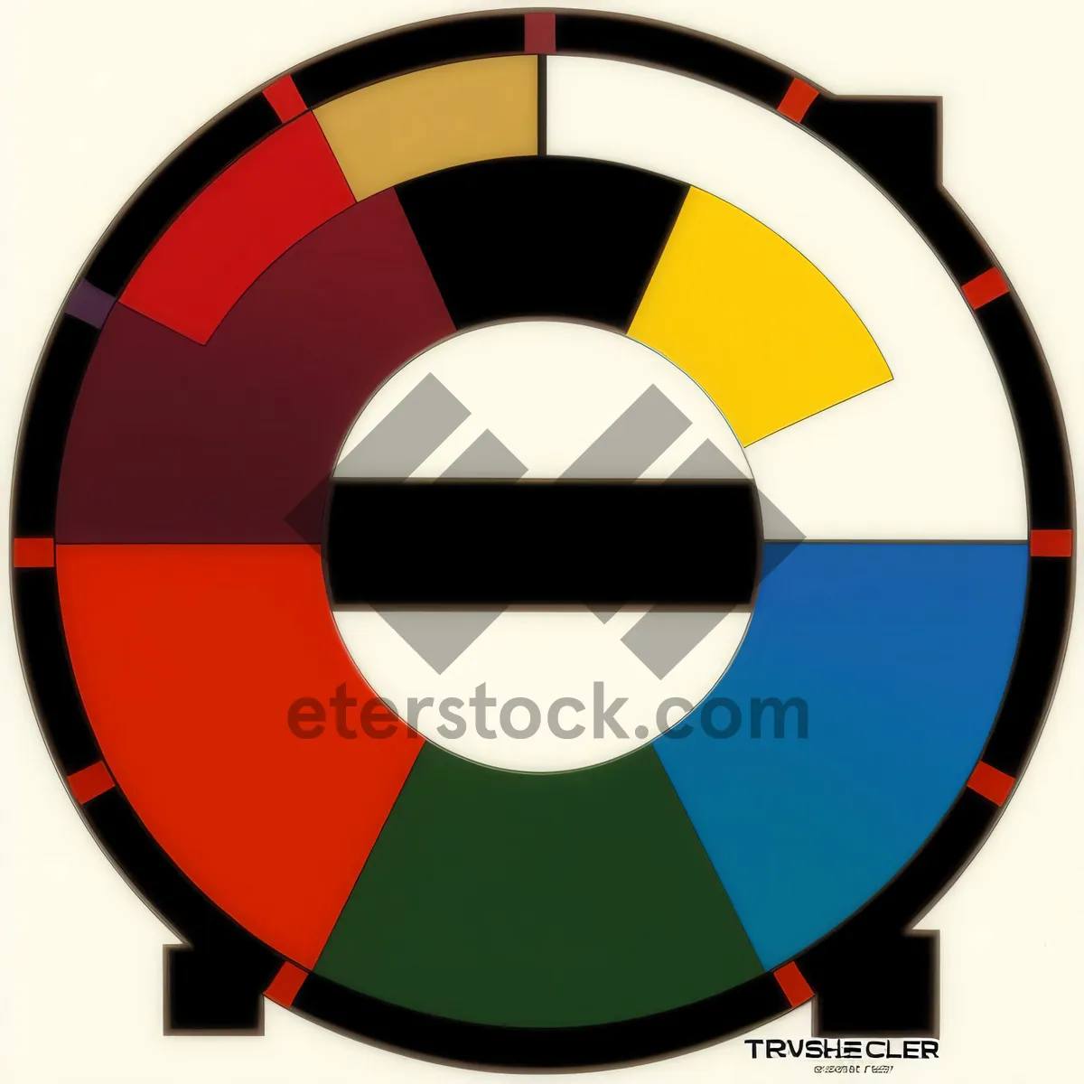 Picture of Web Button: Round Glossy Business Symbol