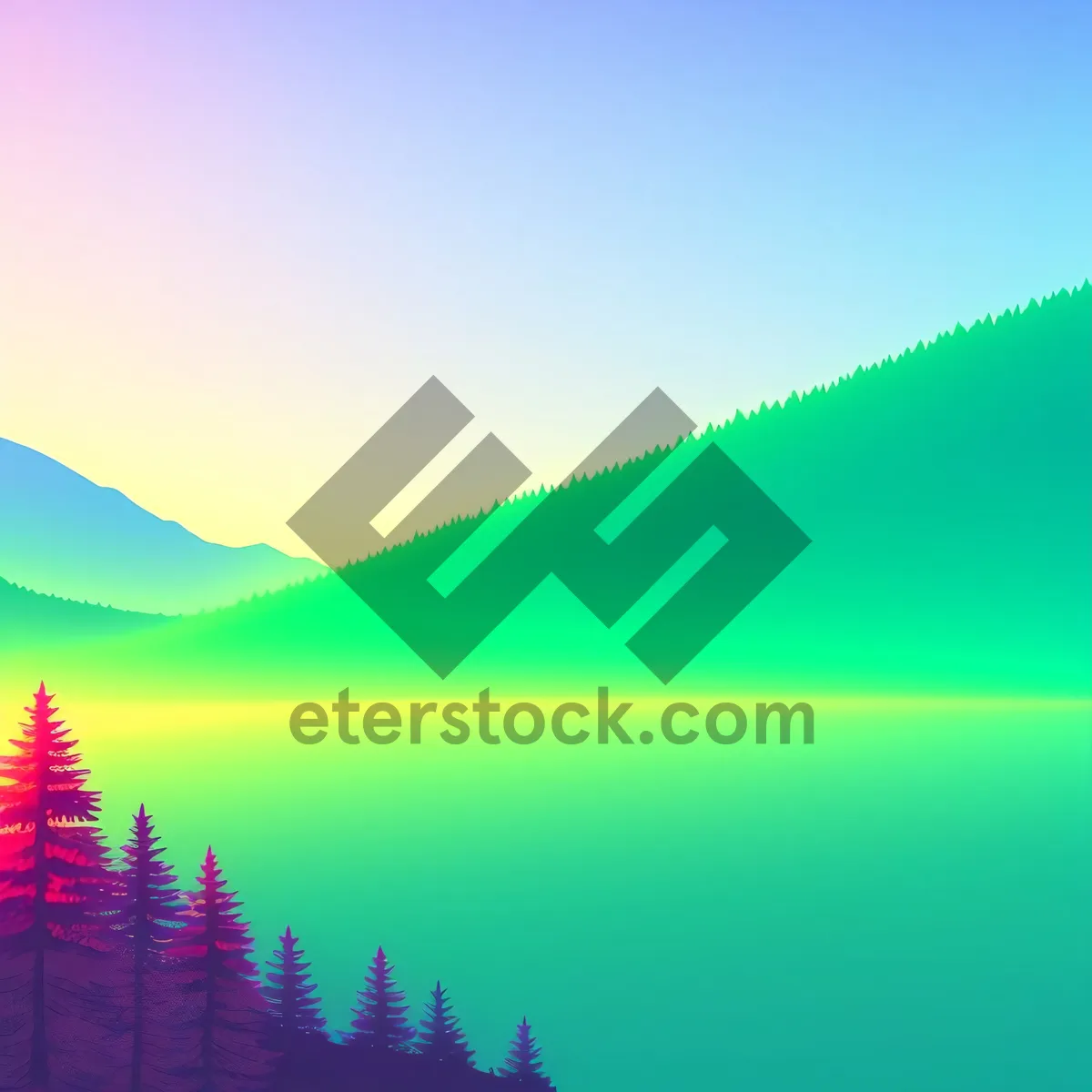 Picture of Winter Wonderland Reflection: A Majestic Mountain Lake