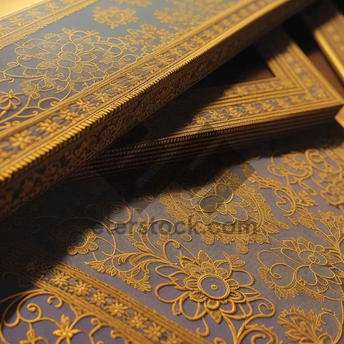 Picture of Elegant Arabesque Prayer Rug: Antique-Style Floor Cover